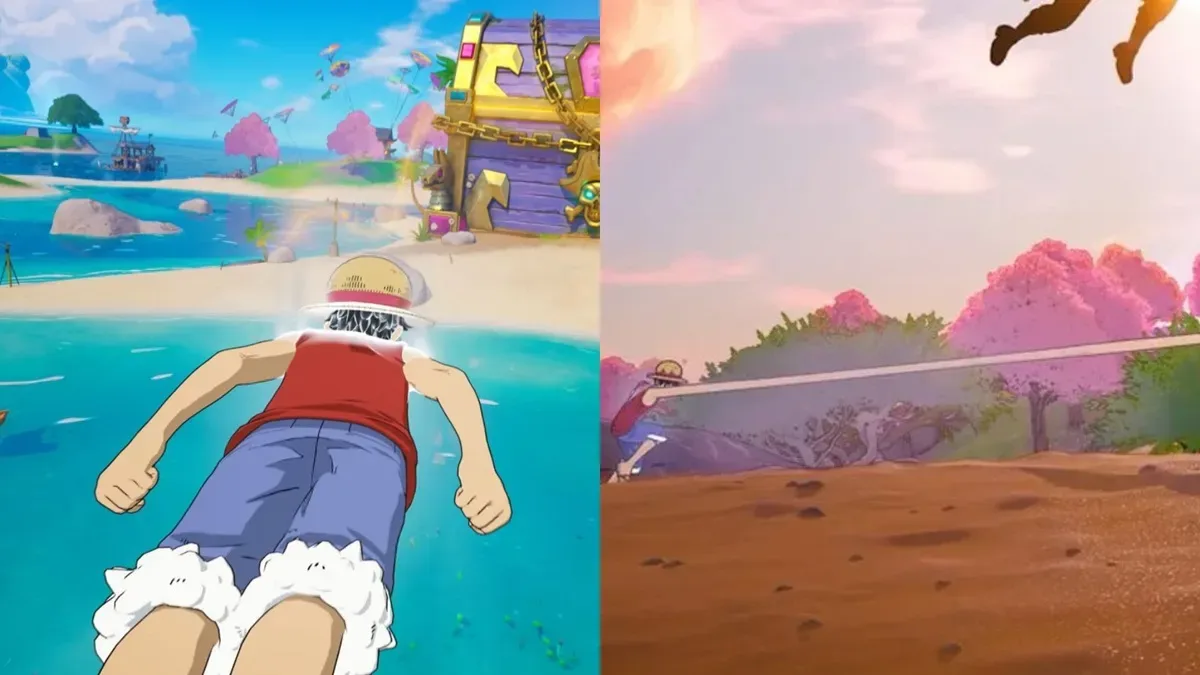 Luffy Gum Gum Pistol and Rocket Ability in Fortnite Chapter 7 Treasure Hunters