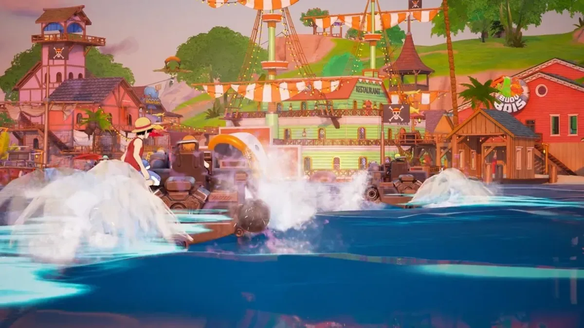One Piece Arlong Park POI in Fortnite Chapter 7 Treasure Hunters
