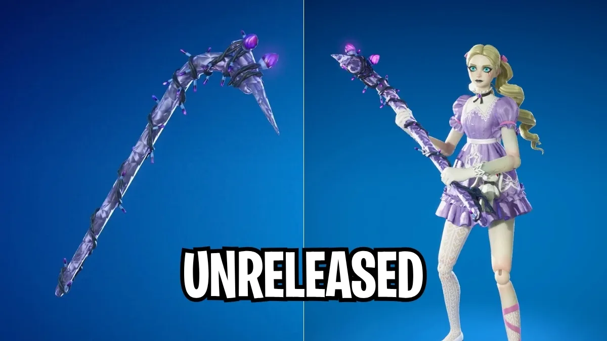 Fortnite Unreleased Crystallized Punisher pickaxe