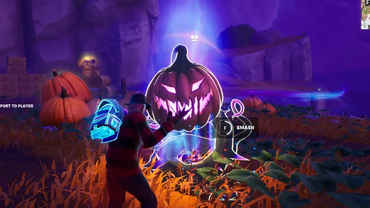 Smashing Pumpkin Chest in Fortnite