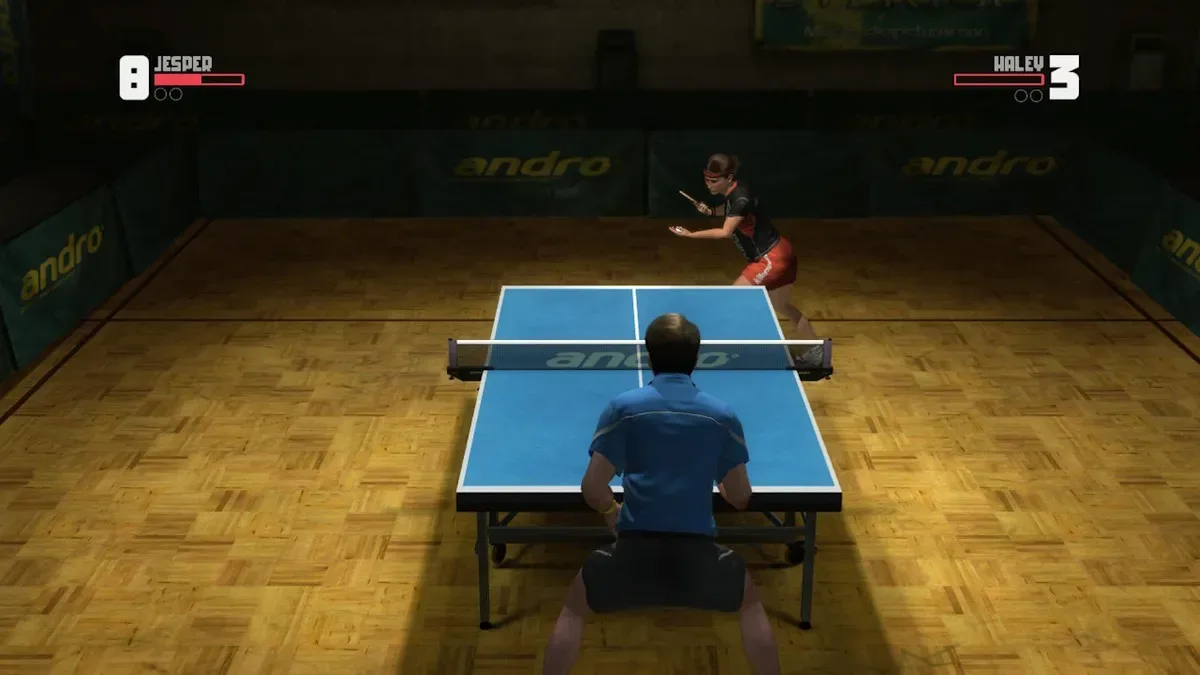 Rockstar table tennis first RAGE game