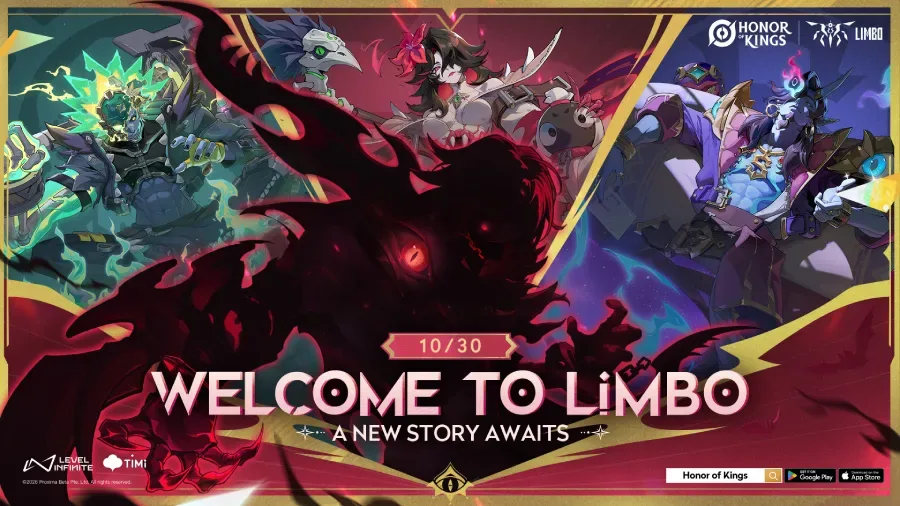 It’s the official poster for the Limbo series of skins in the mobile MOBA game Honor of Kings — ahead of the 2026 event, reveals three previous skins and hints at the new one.