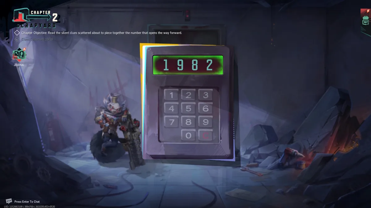 The correct door code in Scrapyard chapter in Marvel Rivals Night of Illusions event