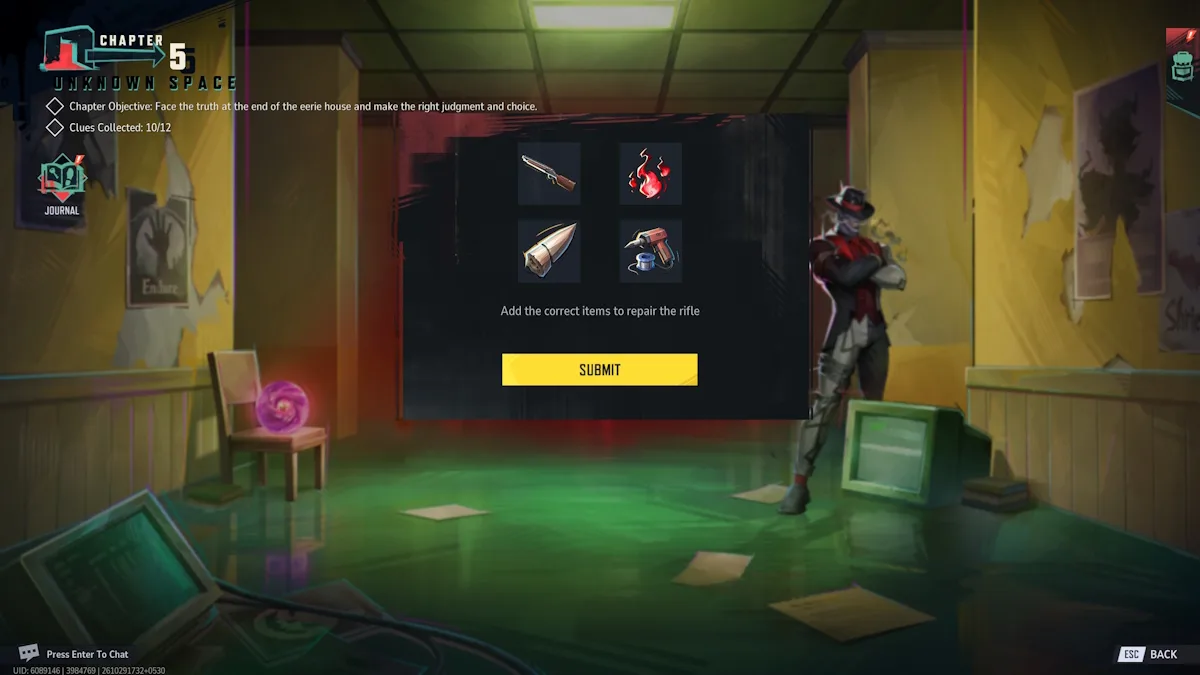 Correct items for witch crystal orb in Unknown Space chapter in Marvel Rivals Night of Illusions event