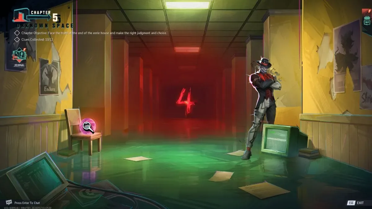 Interacting with witch crystal orb in Unknown Space chapter in Marvel Rivals Night of Illusions event