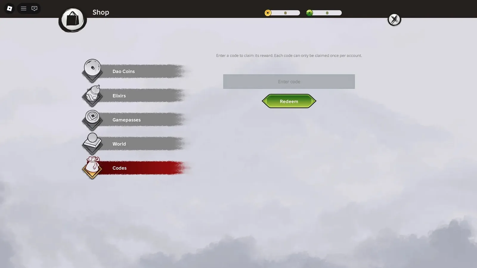 How to redeem Dao Cultivation codes