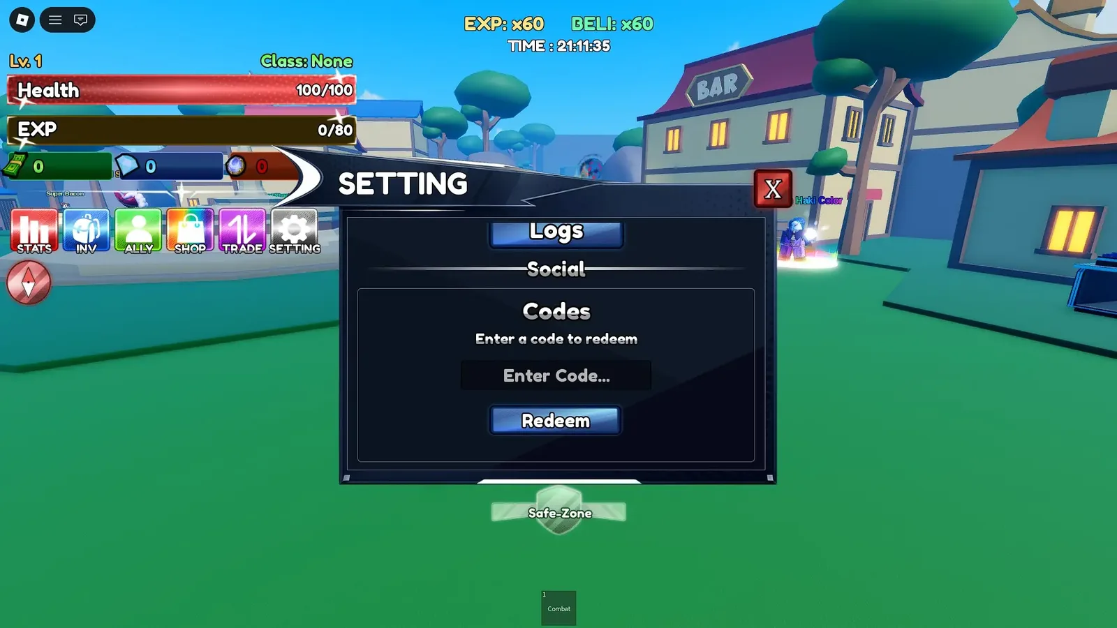 How to redeem Rock Fruit codes