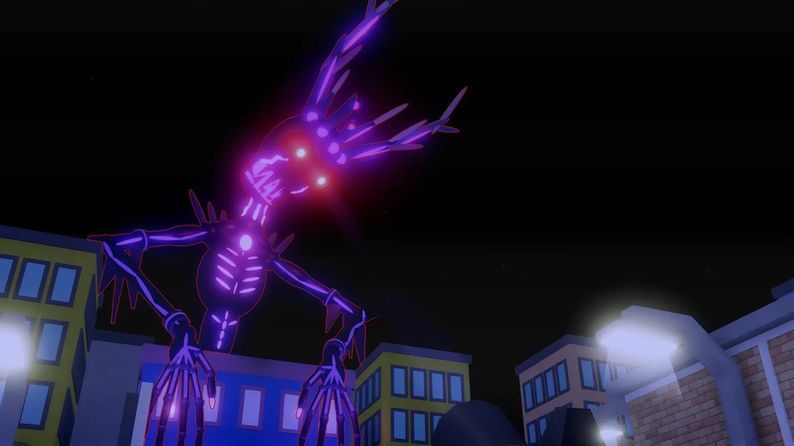 A screenshot from Sell Fries on Roblox, showing the Giant enemy that attacks the player.