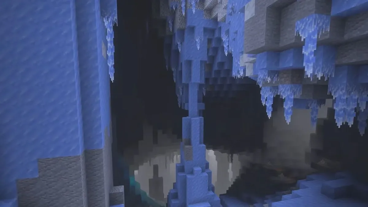 Minecraft Ice Caves images
