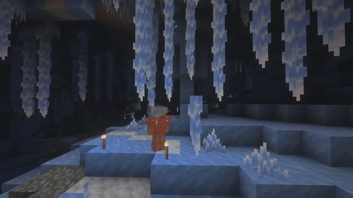 Icicles in Minecraft 26.4 update