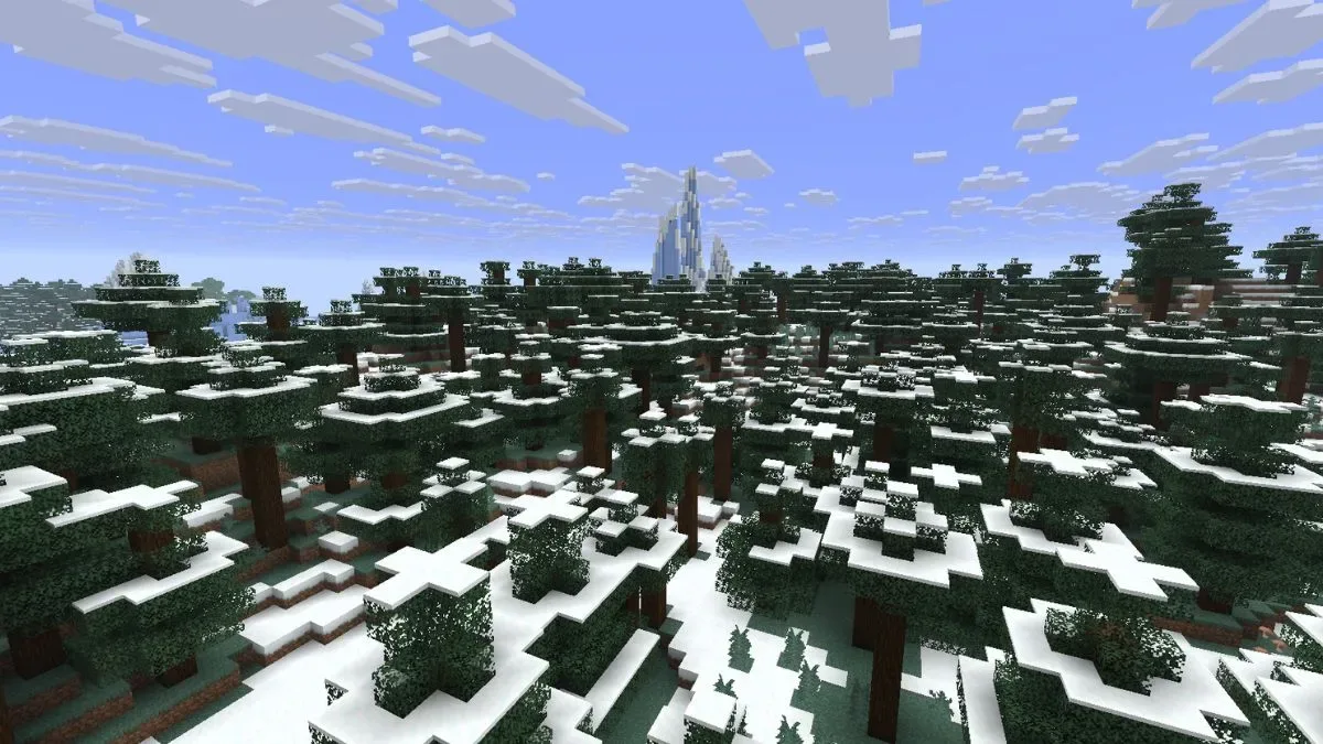 Where to Find Ice Caves in Minecraft, under snow and cold biomes