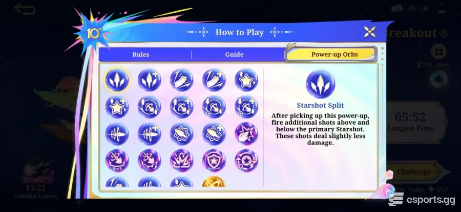 Best Power-ups in MLBB Starfall Breakout