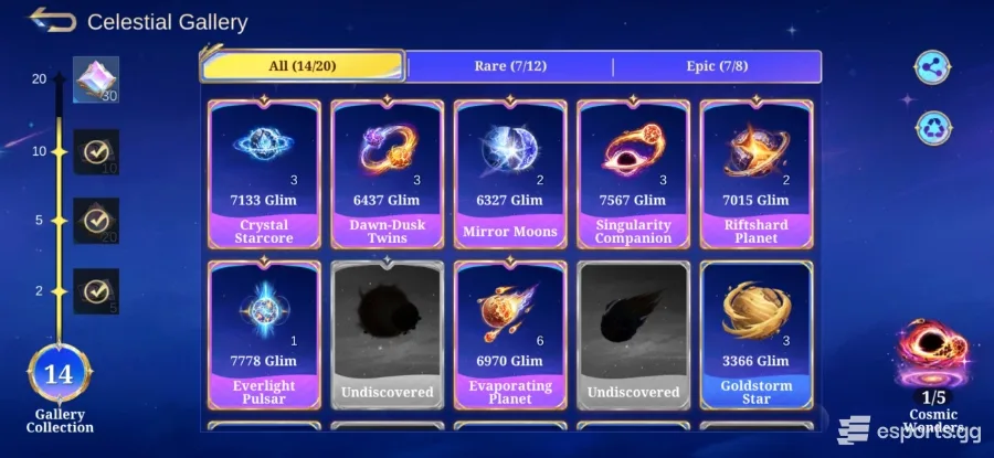 Starfall Breakout Rewards in MLBB