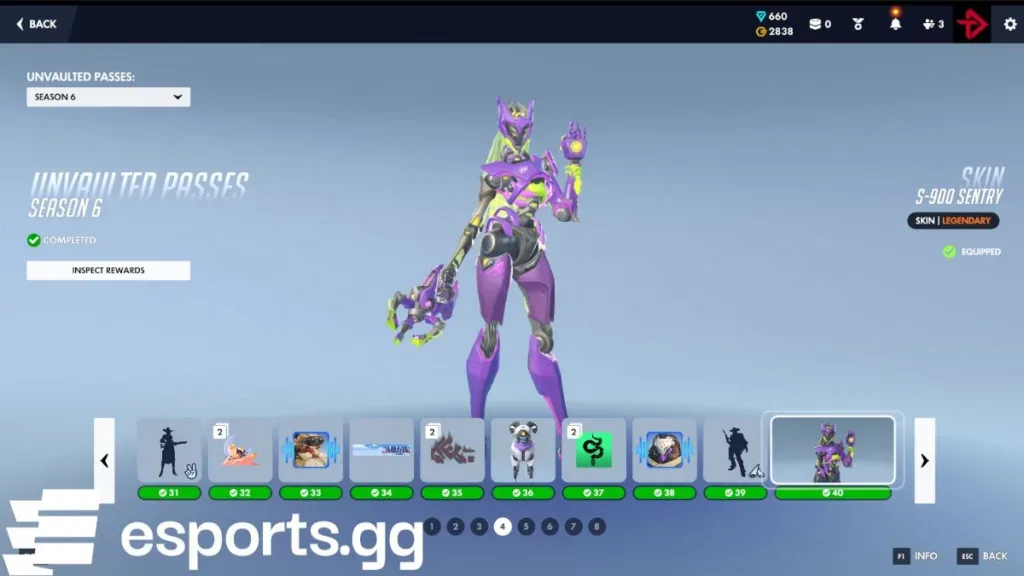 Overwatch Unvaulted Pass skins 