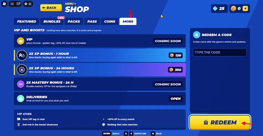 Turbo Soccer codes redeem