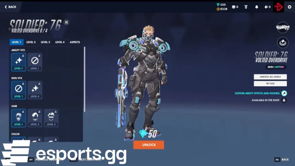 Volted Overdrive Soldier: 76